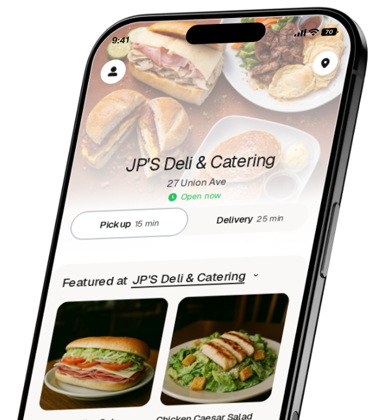 JP'S Deli & Catering app preview